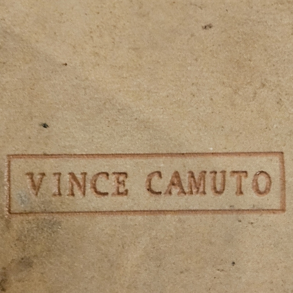 Vince Camuto SZ 7.5 Black Pevista D'Orsay Pull On Suede Biker Heeled Bootie - Picture 8 of 11